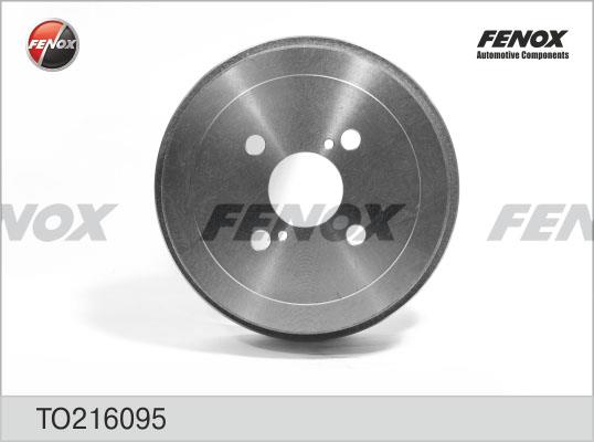 Fenox TO216095 Rear brake drum TO216095