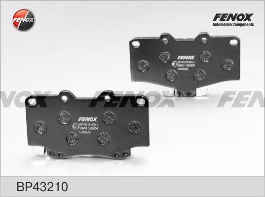 Fenox BP43210 Brake Pad Set, disc brake BP43210