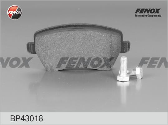 Fenox BP43018 Brake Pad Set, disc brake BP43018