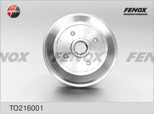 Fenox TO216001 Rear brake drum TO216001