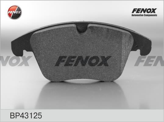 Fenox BP43125 Brake Pad Set, disc brake BP43125