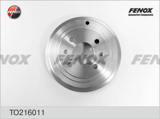 Fenox TO216011 Rear brake drum TO216011