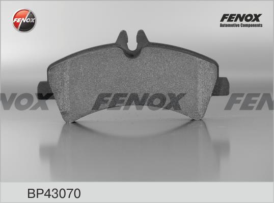 Fenox BP43070 Brake Pad Set, disc brake BP43070