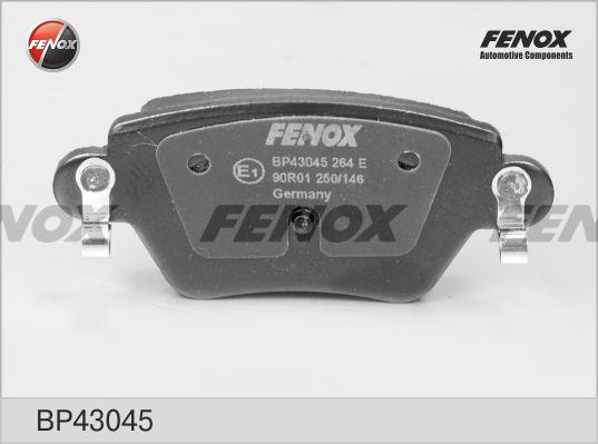 Fenox BP43045 Brake Pad Set, disc brake BP43045