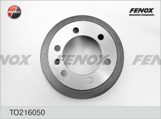 Fenox TO216050 Rear brake drum TO216050