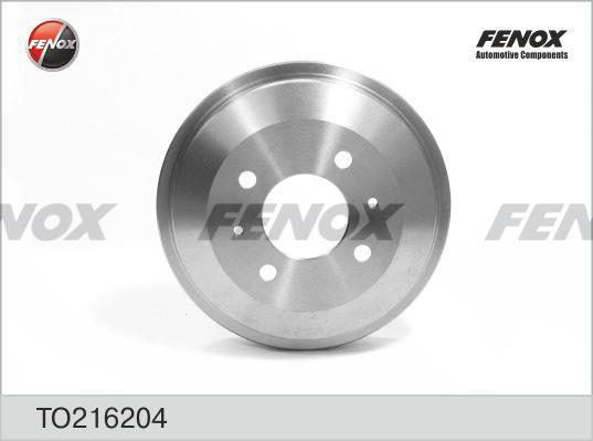 Fenox TO216204 Rear brake drum TO216204