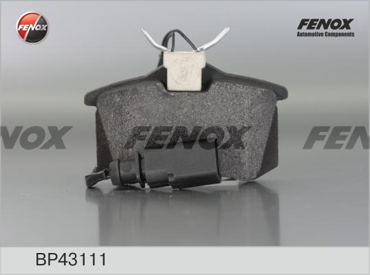 Fenox BP43111 Brake Pad Set, disc brake BP43111