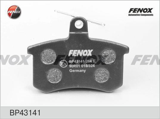 Fenox BP43141 Brake Pad Set, disc brake BP43141