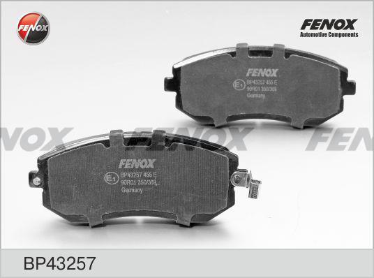 Fenox BP43257 Brake Pad Set, disc brake BP43257