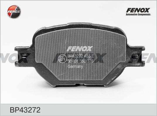 Fenox BP43272 Brake Pad Set, disc brake BP43272
