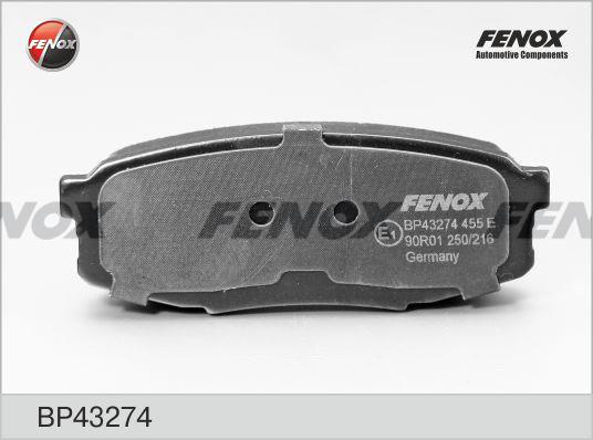 Fenox BP43274 Brake Pad Set, disc brake BP43274