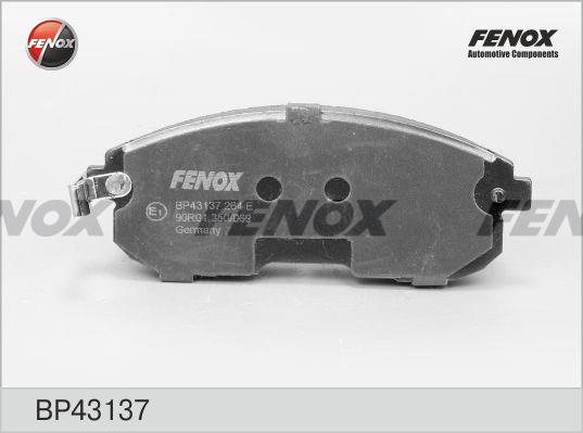 Fenox BP43137 Brake Pad Set, disc brake BP43137
