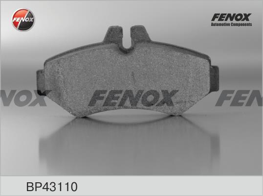 Fenox BP43110 Brake Pad Set, disc brake BP43110