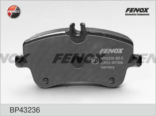Fenox BP43236 Brake Pad Set, disc brake BP43236