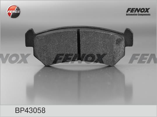 Fenox BP43058 Brake Pad Set, disc brake BP43058