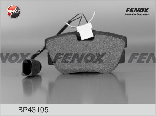 Fenox BP43105 Brake Pad Set, disc brake BP43105