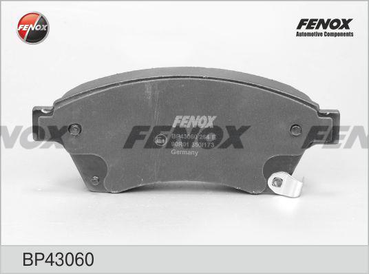 Fenox BP43060 Brake Pad Set, disc brake BP43060