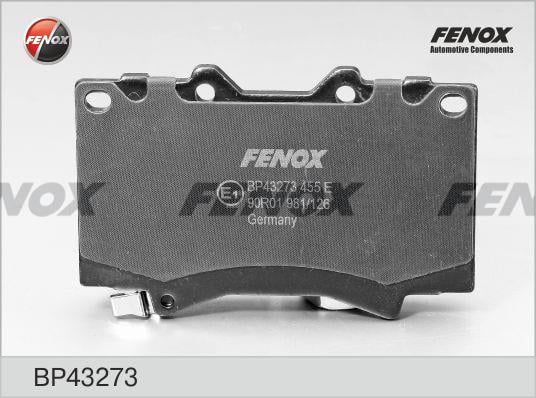 Fenox BP43273 Brake Pad Set, disc brake BP43273