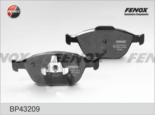 Fenox BP43209 Brake Pad Set, disc brake BP43209