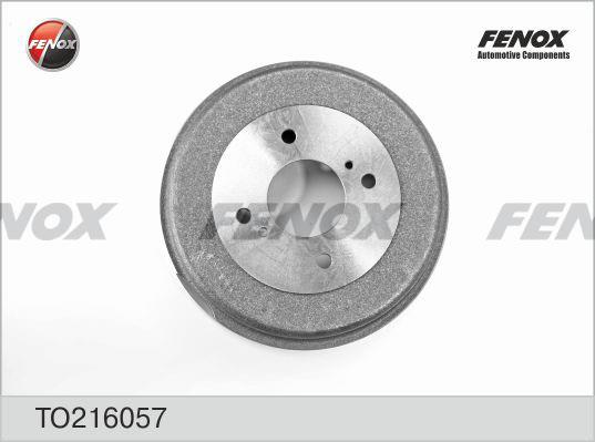 Fenox TO216057 Rear brake drum TO216057