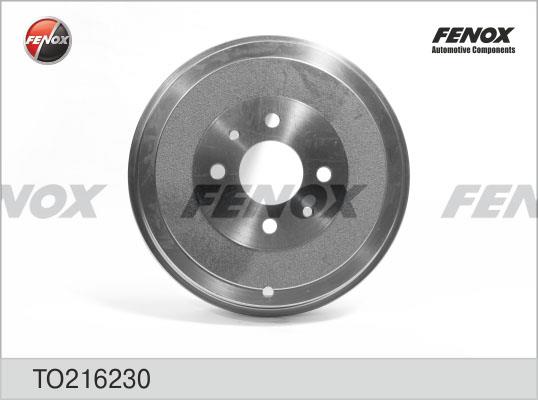 Fenox TO216230 Rear brake drum TO216230