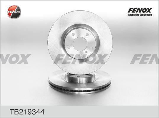 Fenox TB219344 Front brake disc ventilated TB219344