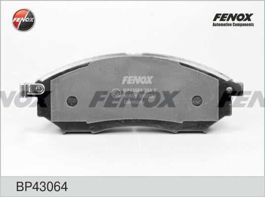Fenox BP43064 Brake Pad Set, disc brake BP43064