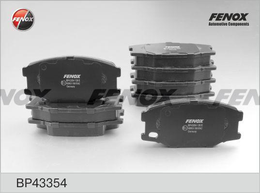 Fenox BP43354 Brake Pad Set, disc brake BP43354
