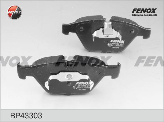 Fenox BP43303 Brake Pad Set, disc brake BP43303
