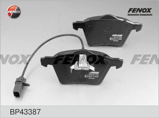 Fenox BP43387 Brake Pad Set, disc brake BP43387