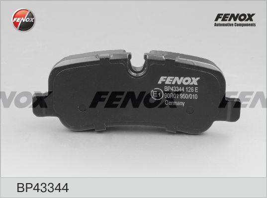Fenox BP43344 Brake Pad Set, disc brake BP43344