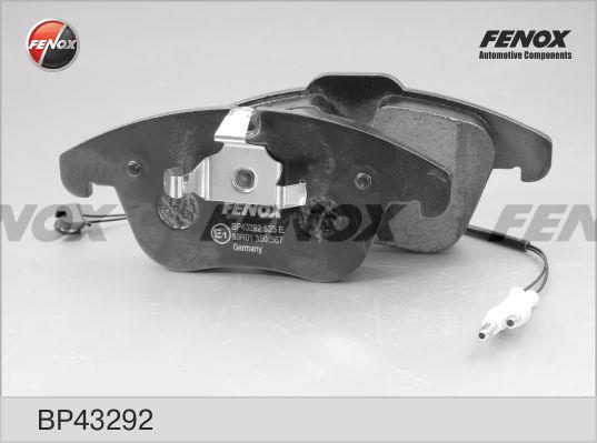 Fenox BP43292 Brake Pad Set, disc brake BP43292