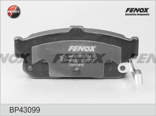 Fenox BP43099 Brake Pad Set, disc brake BP43099