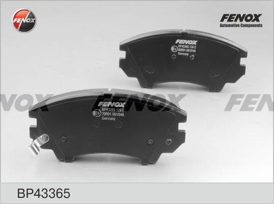 Fenox BP43365 Brake Pad Set, disc brake BP43365