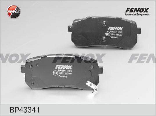 Fenox BP43341 Brake Pad Set, disc brake BP43341