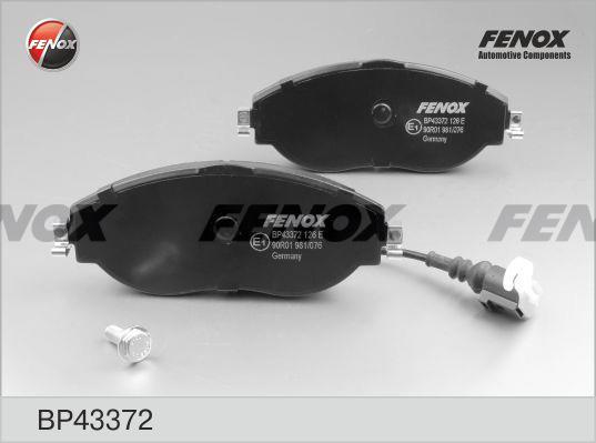 Fenox BP43372 Brake Pad Set, disc brake BP43372