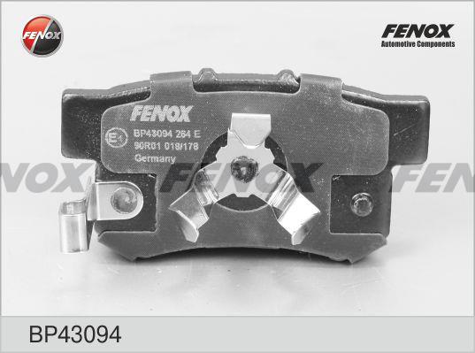 Fenox BP43094 Brake Pad Set, disc brake BP43094