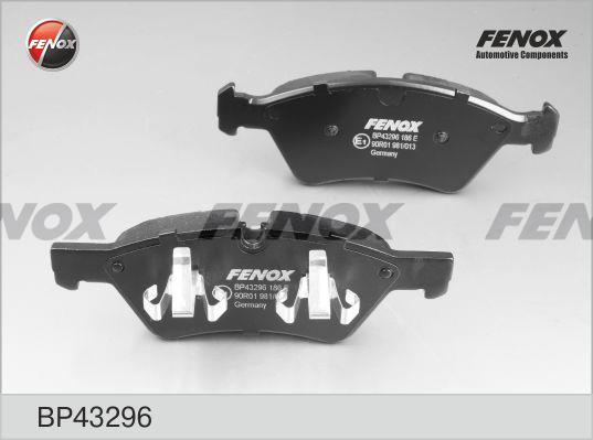 Fenox BP43296 Brake Pad Set, disc brake BP43296