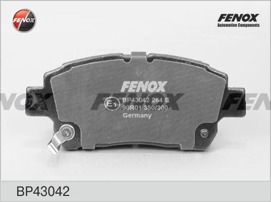 Fenox BP43042 Brake Pad Set, disc brake BP43042