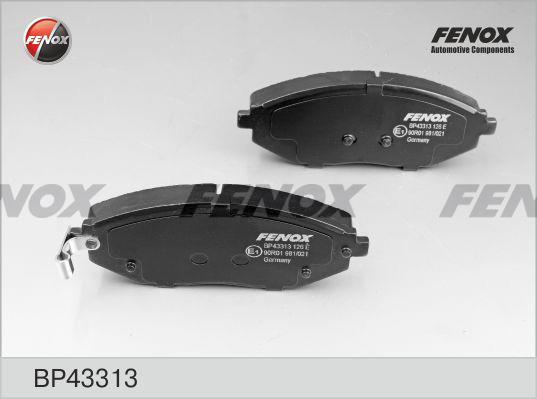 Fenox BP43313 Brake Pad Set, disc brake BP43313