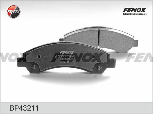 Fenox BP43211 Brake Pad Set, disc brake BP43211