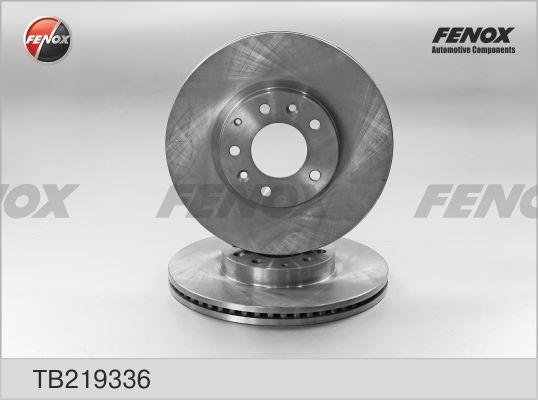 Fenox TB219336 Front brake disc ventilated TB219336