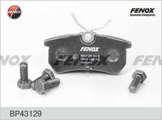 Fenox BP43129 Brake Pad Set, disc brake BP43129