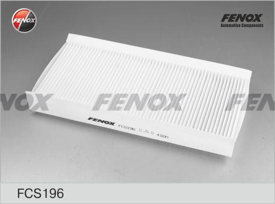 Fenox FCS196 Filter, interior air FCS196