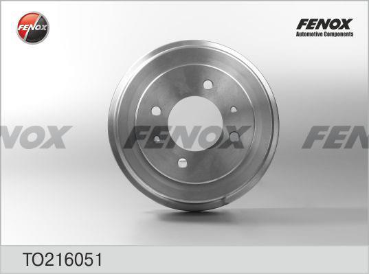Fenox TO216051 Rear brake drum TO216051