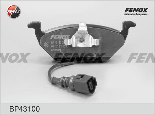Fenox BP43100 Brake Pad Set, disc brake BP43100