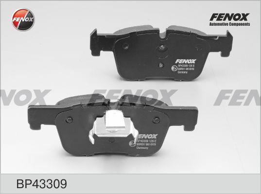 Fenox BP43309 Brake Pad Set, disc brake BP43309
