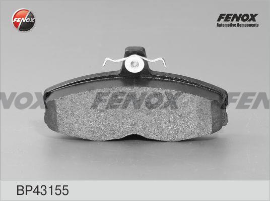 Fenox BP43155 Brake Pad Set, disc brake BP43155