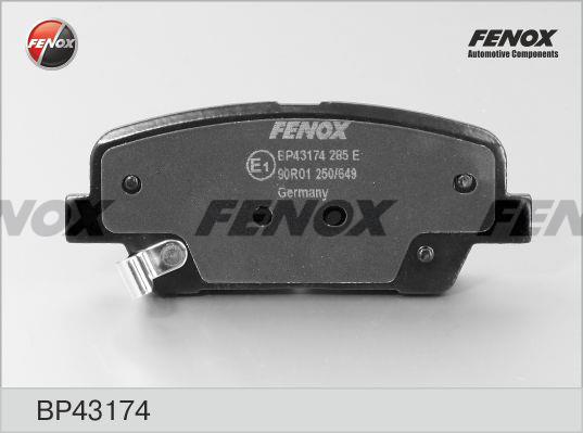 Fenox BP43174 Brake Pad Set, disc brake BP43174