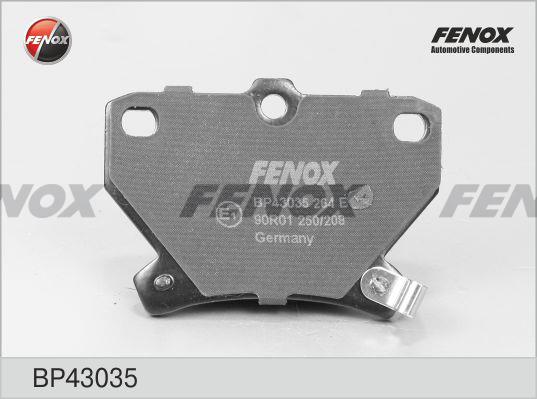 Fenox BP43035 Brake Pad Set, disc brake BP43035